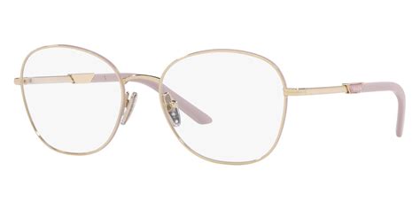 Prada™ PR 64YV 17A1O1 54 Pale Gold/Alabaster Eyeglasses